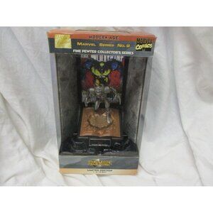 Limited Edition Pewter Statue of Wolverine 1993 Modern Age Edition by Fine Pewte